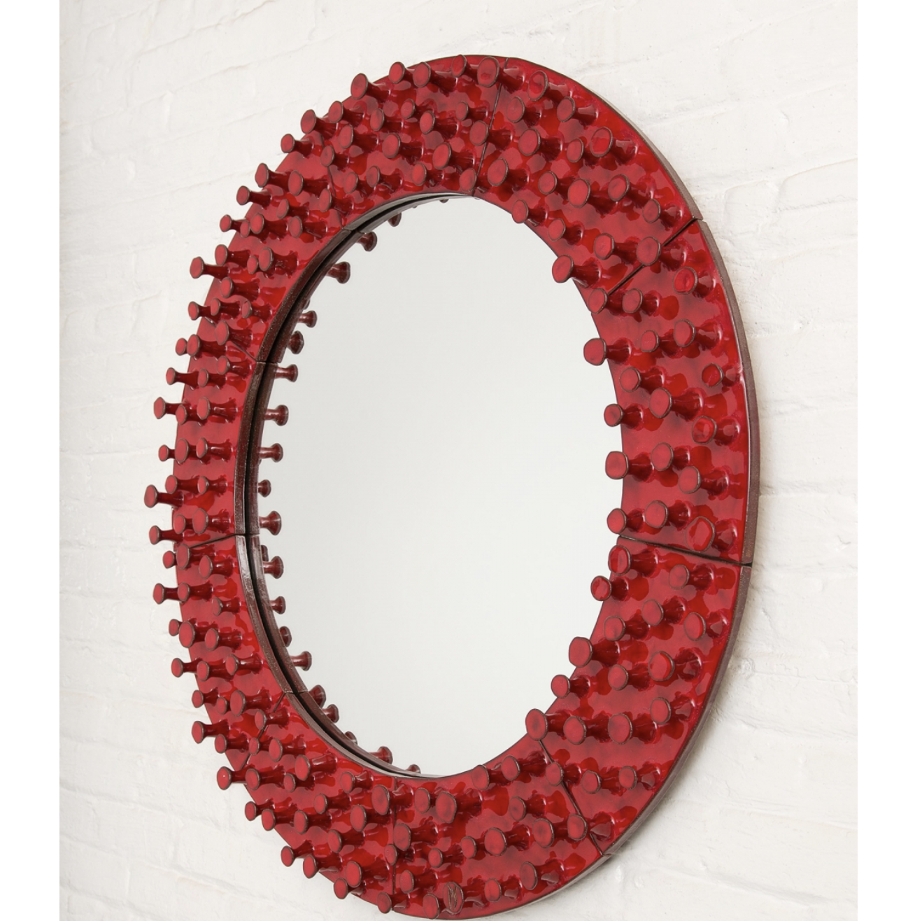 The Round Lustro Mirror by Pamela Sunday