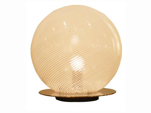 Venini Glass Globe Modernist Table Lamp