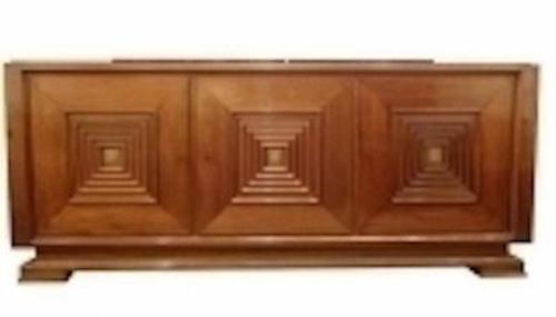 A Mid Century Sideboard in Hand Waxed Palisander and Bronze in the style of Maxime Old
