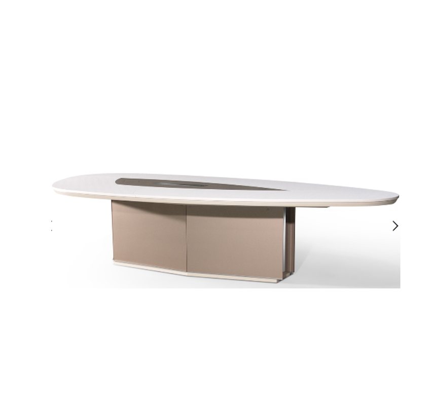 Almond Conference Table By José, Round Table Martinez
