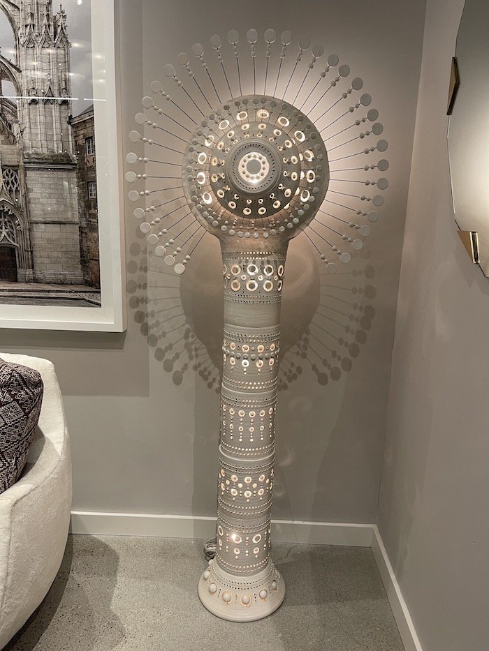 Grand Lampe Soleil Totem by Georges Pelletier