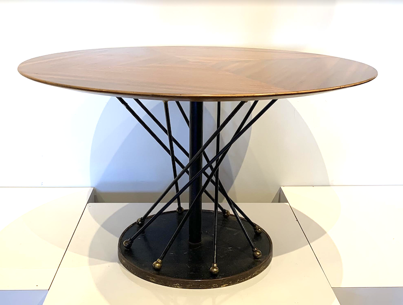 Mid Century Spinning Cocktail / Dining Table by Jean Royere
