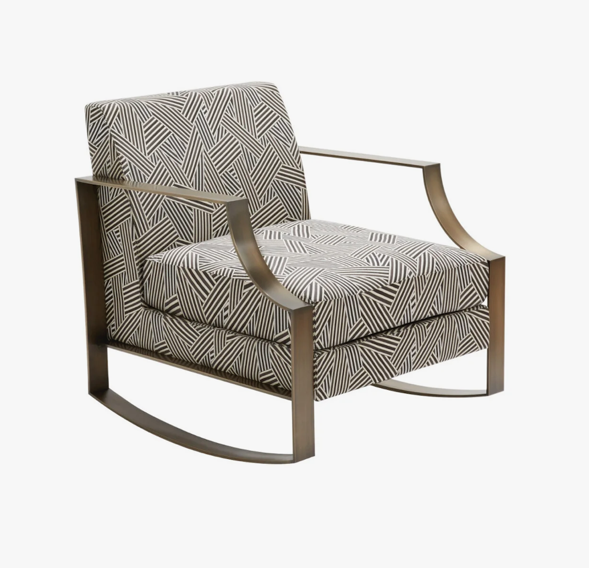 The Bertold Rocking Club Chair by Philippe Hurel