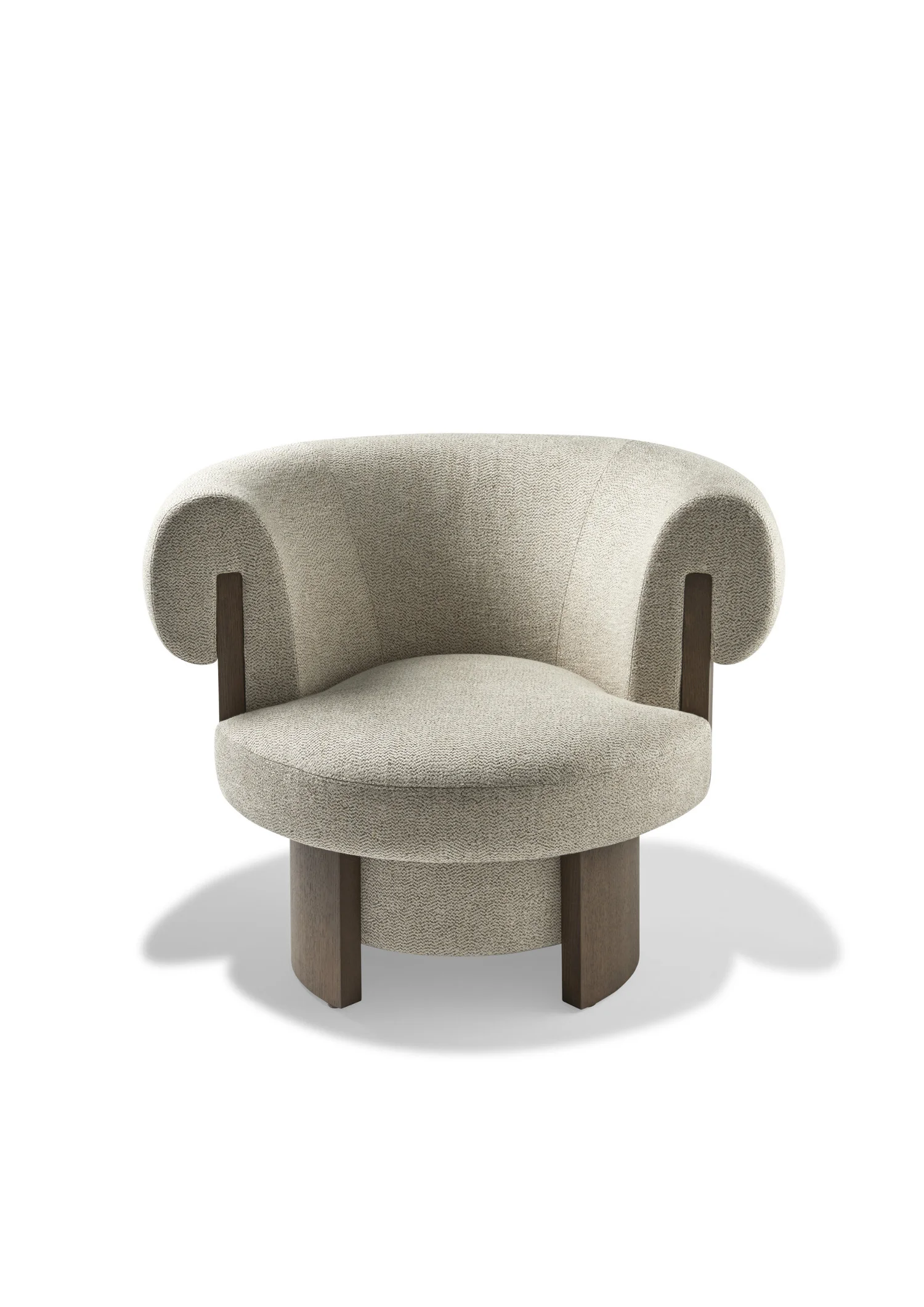 Volta Swivel Club Chair by Philippe Hurel