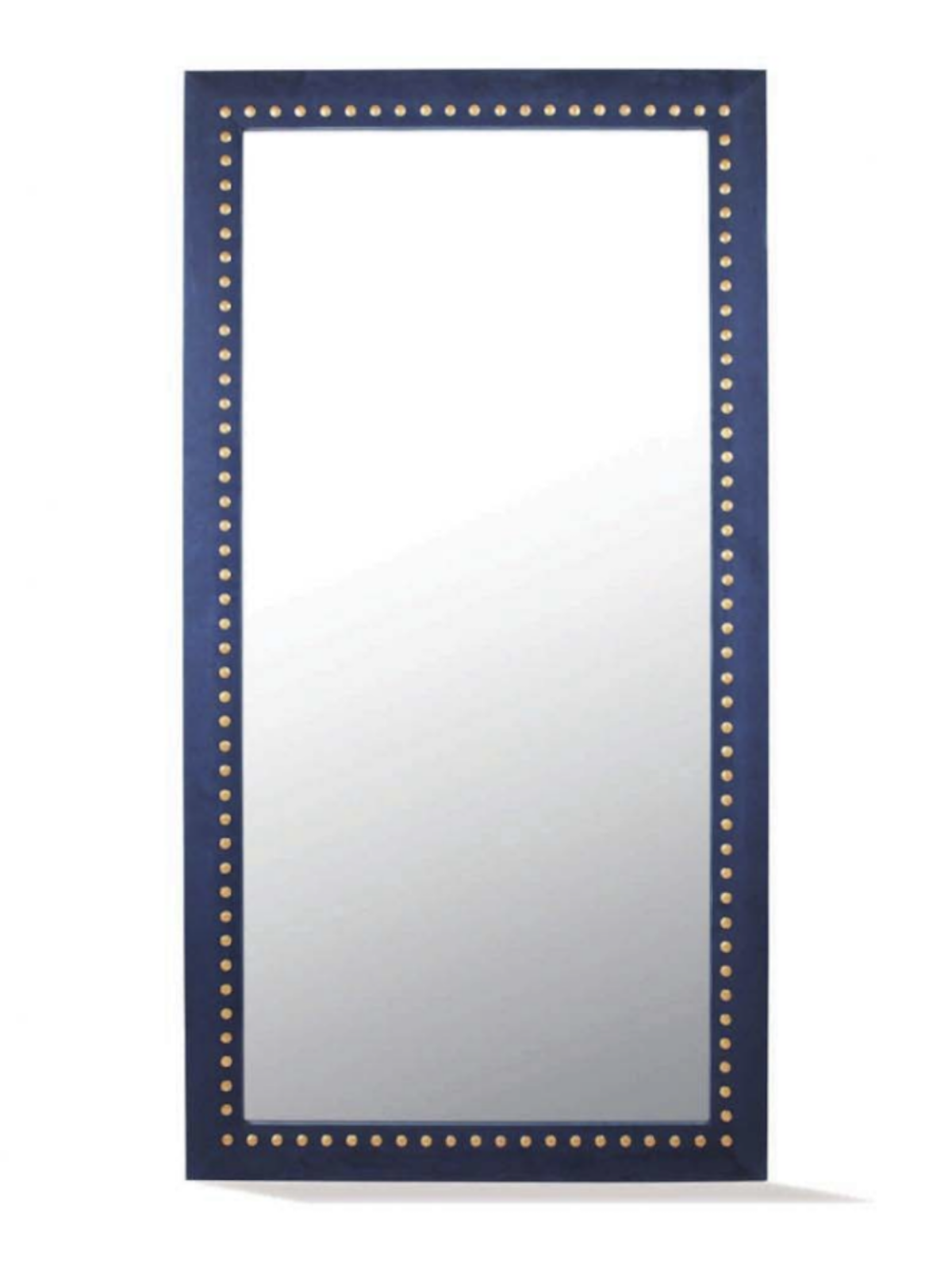 Noor Leather Framed Wall Mirror by Philippe Hurel