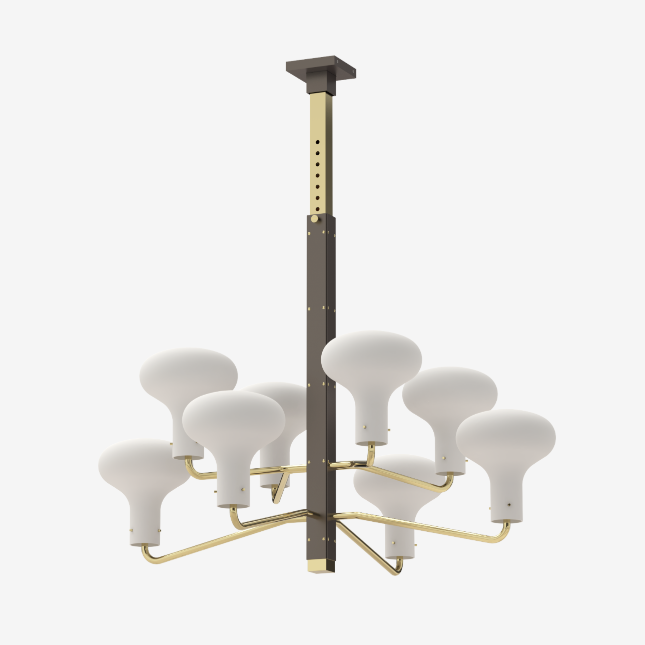 Galleria Chandelier designed by Ignazio Gardella edited by Tato