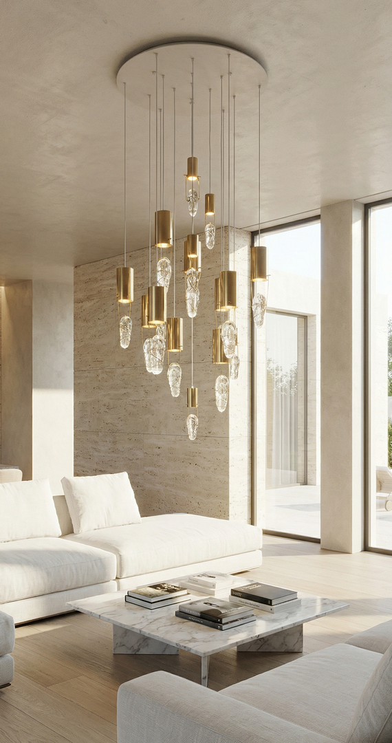 Supernova Chandelier by Esperia