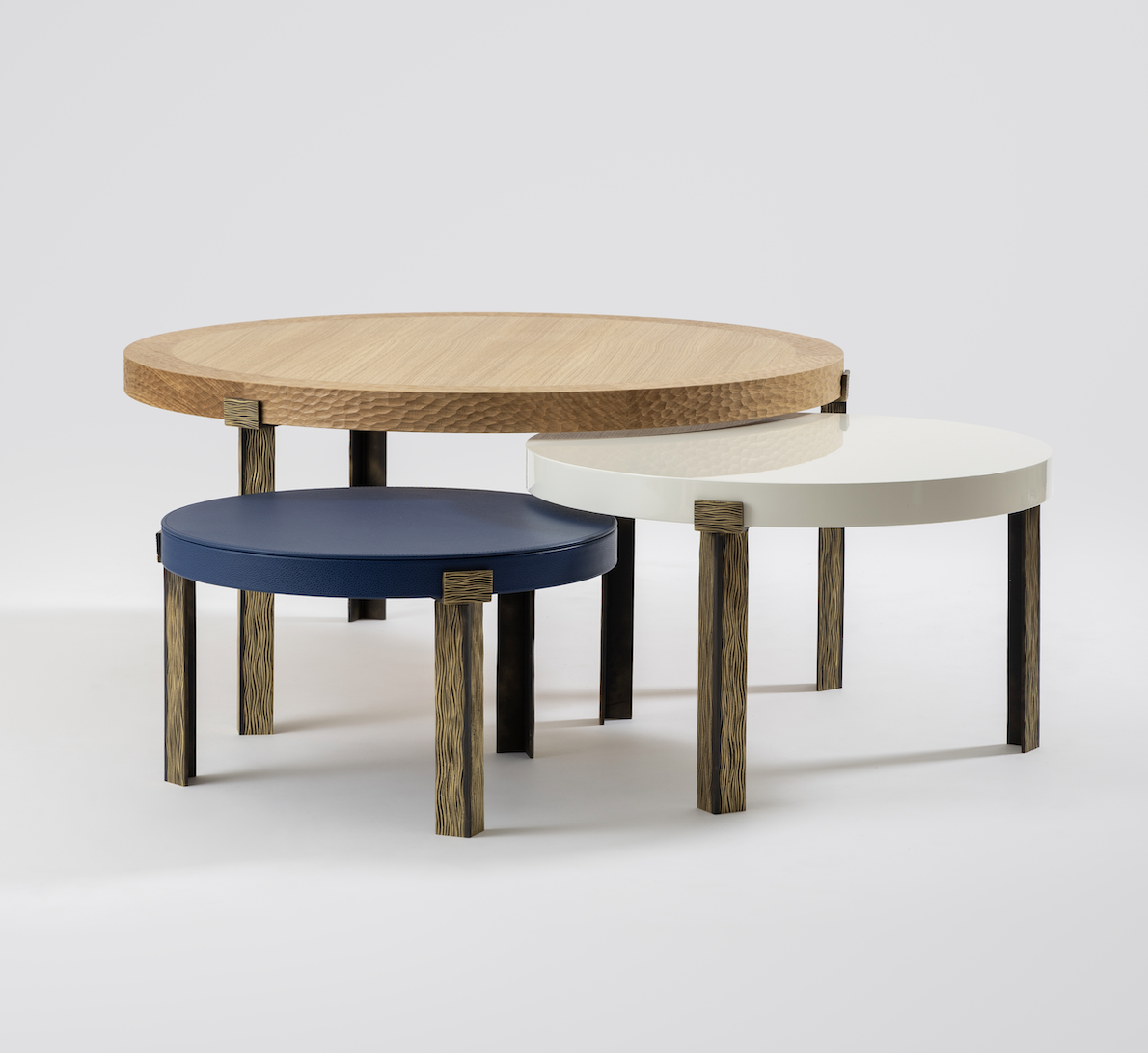 Manta Cocktail Table Set by Philippe Hurel